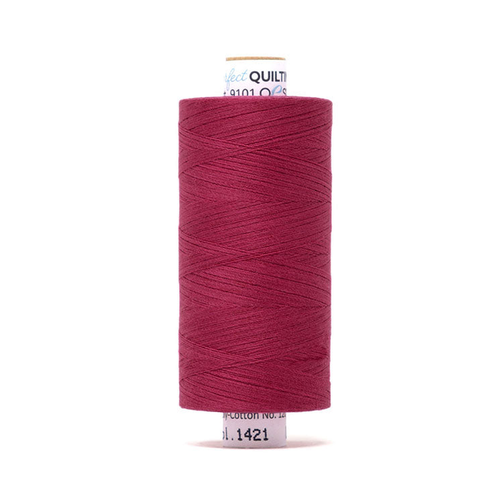 Mettler quilting thread spool in Fuschia (1421) - 50wt 1000m