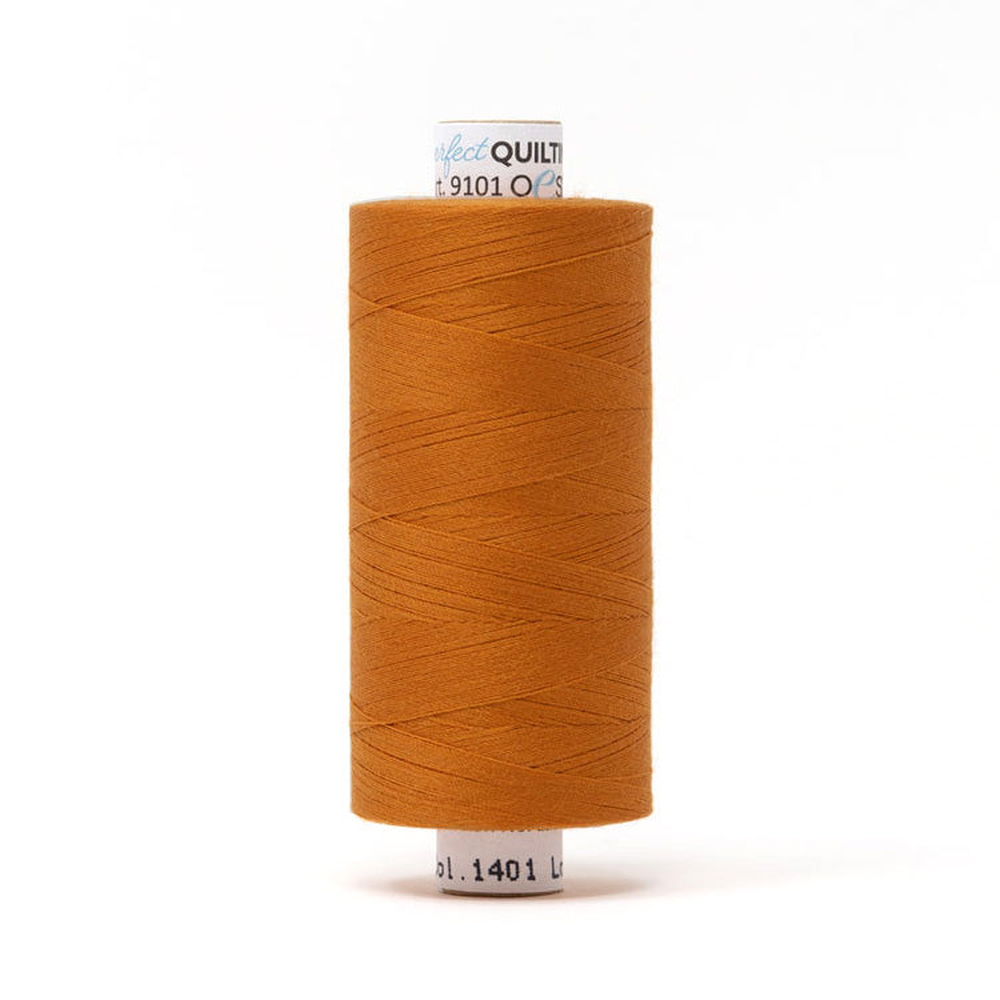 Mettler quilting thread spool in Harvest (1401) - 50wt 1000m
