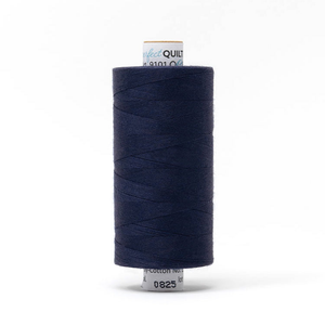 Mettler quilting thread spool in Navy (0825) - 50wt 1000m
