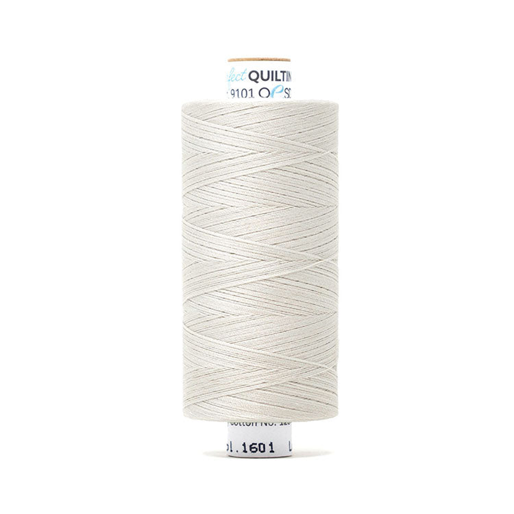 Mettler quilting thread spool in Porcelain (1601) - 50wt 1000m