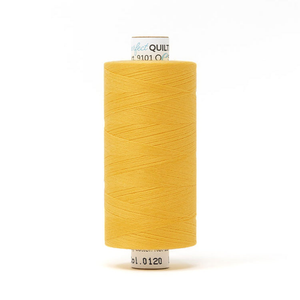 Mettler quilting thread spool in Summersun (0120) - 50wt 1000m