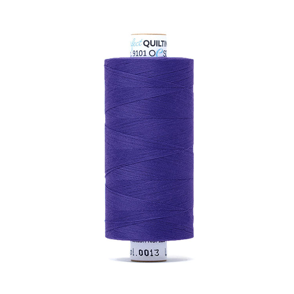 Mettler quilting thread spool in Venetian Blue (0013) - 50wt 1000m