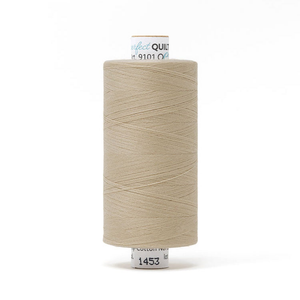 Mettler quilting thread spool in White Mushroom (1453) - 50wt 1000m
