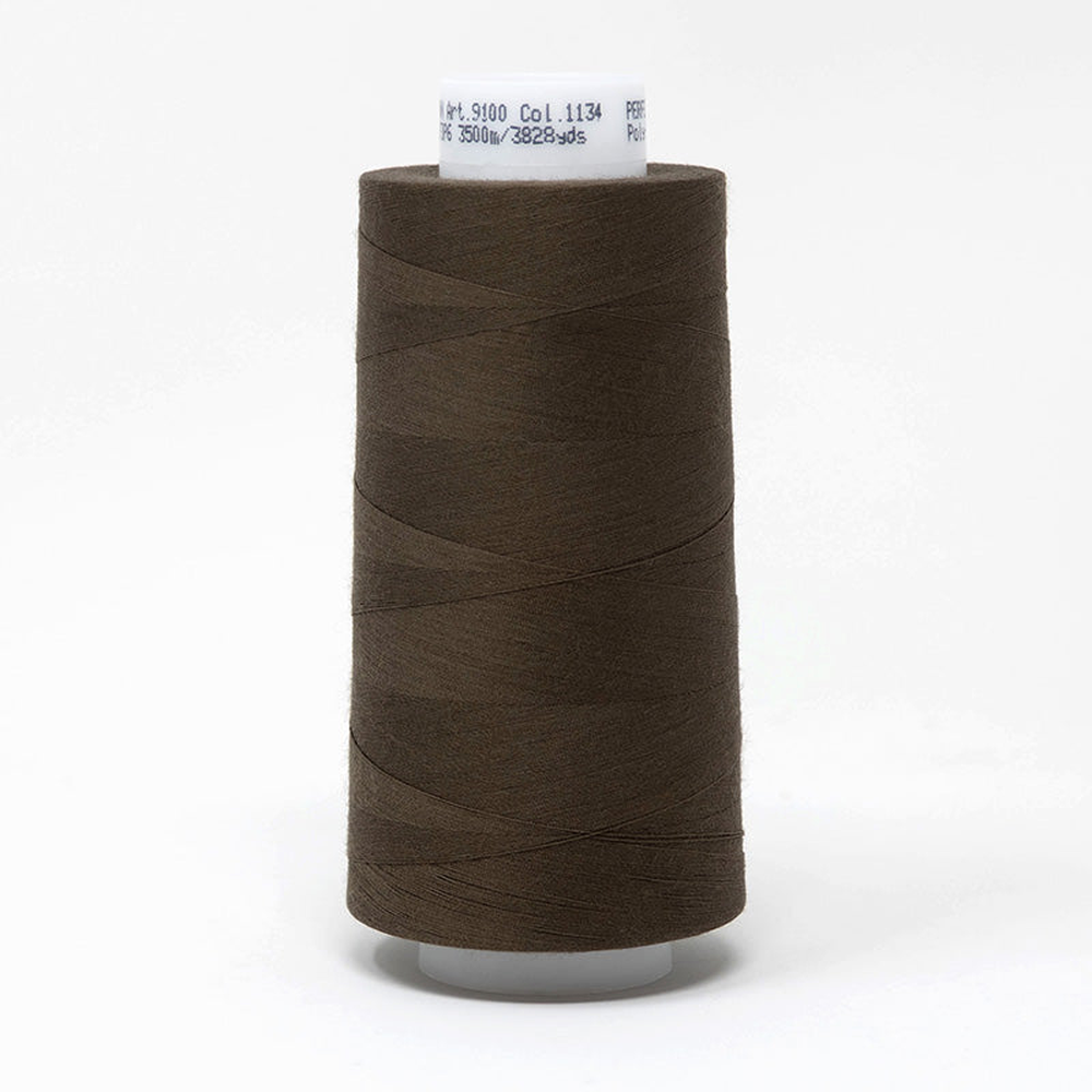 Mettler quilting thread spool in Caraway Seeds (1134) - 50wt 3500m