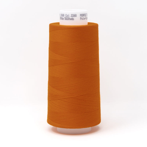 Mettler quilting thread spool in Hunter Orange (2260) - 50wt 3500m