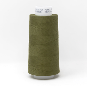 Mettler quilting thread spool in Olive Drab (0420) - 50wt 3500m