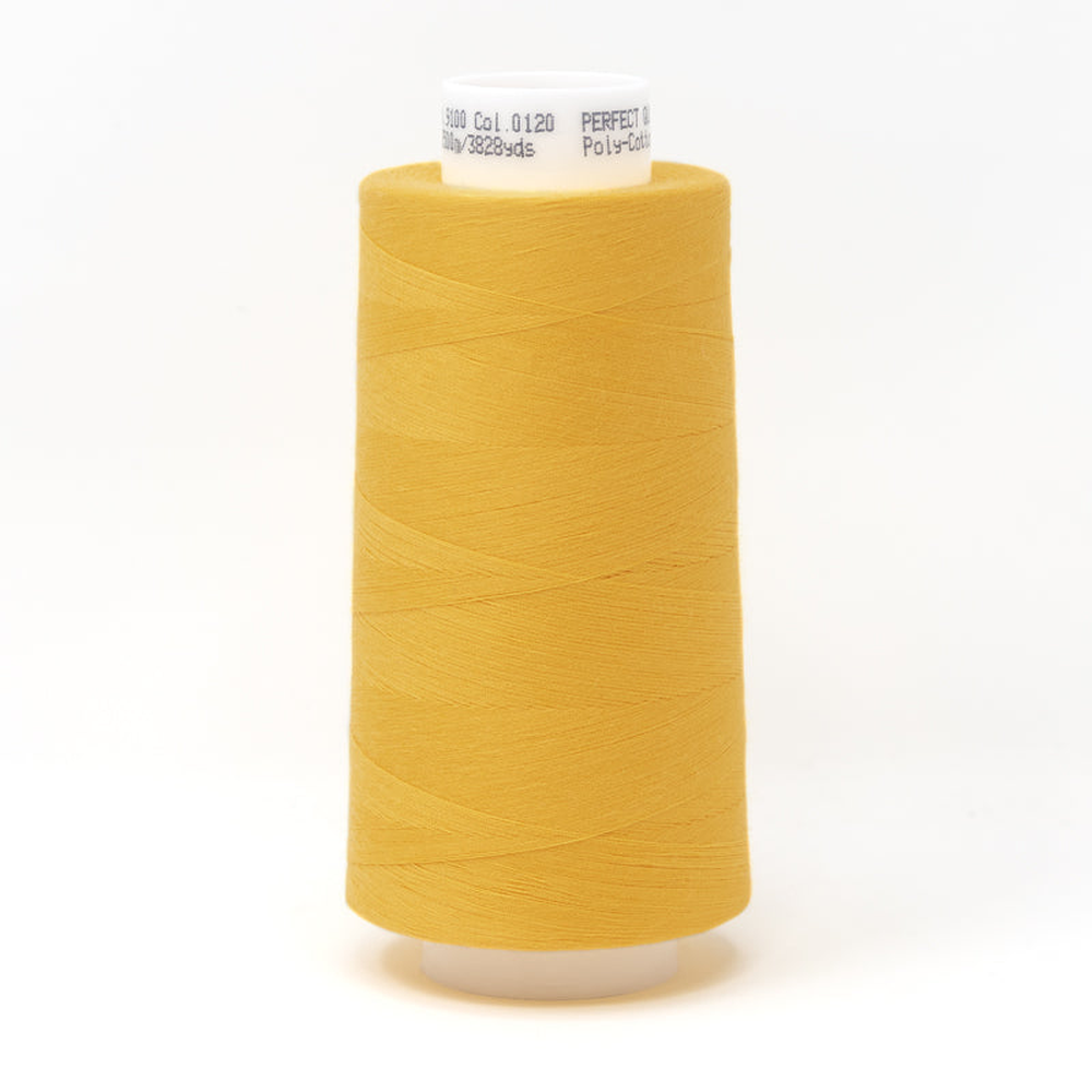 Mettler quilting thread spool in Summersun (0120) - 50wt 3500m