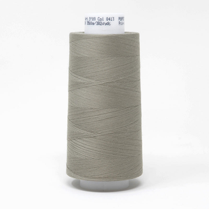 Mettler quilting thread spool in Titan Gray (0413) - 50wt 3500m