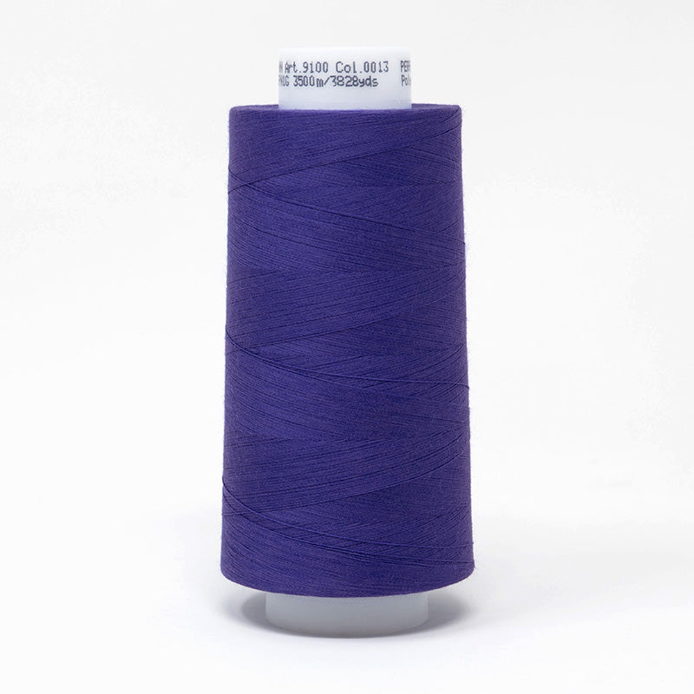 Mettler quilting thread spool in Venetian Blue (0013) - 50wt 3500m