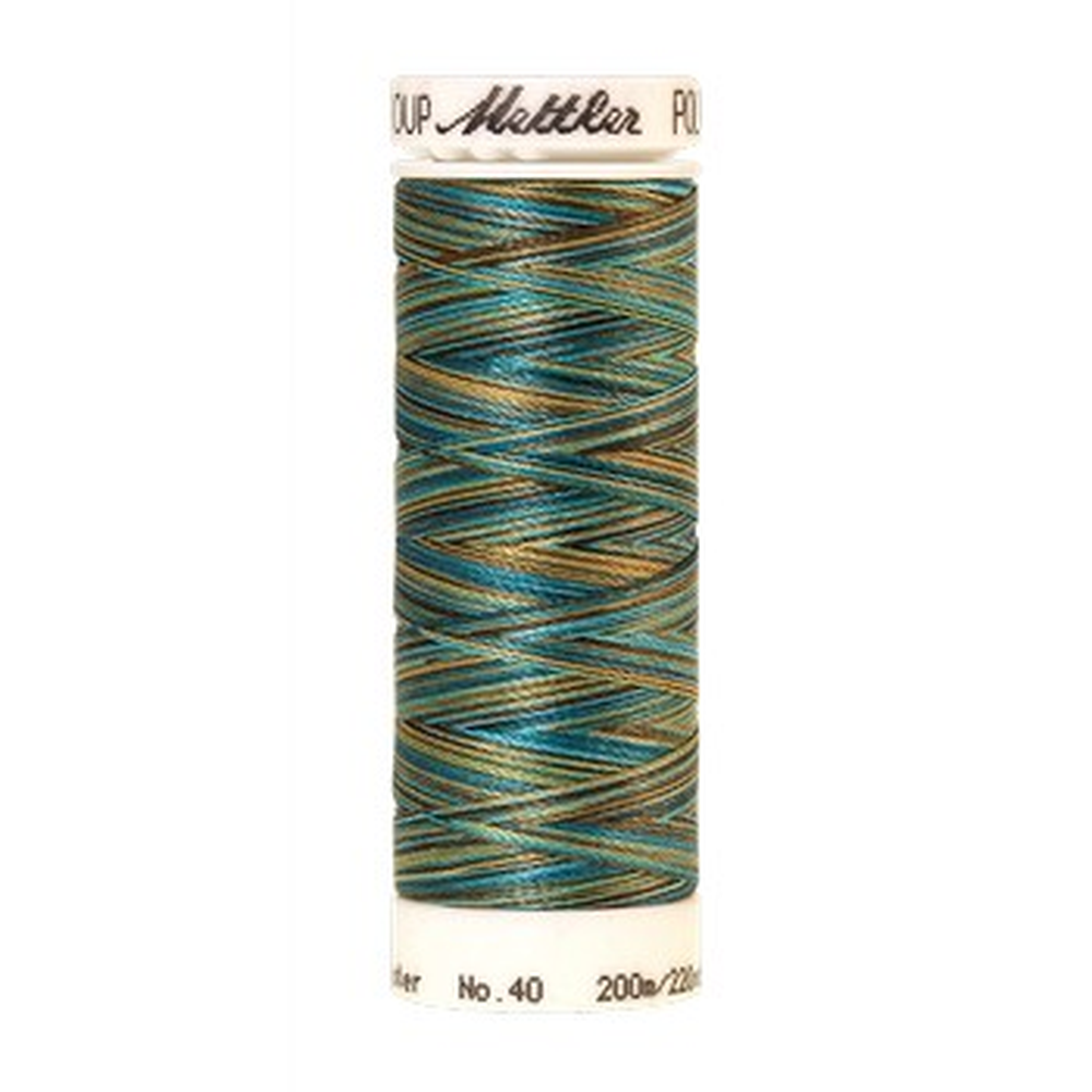 Mettler embroidery thread spool in Caribbean Reefs (9978) - 40wt 200m