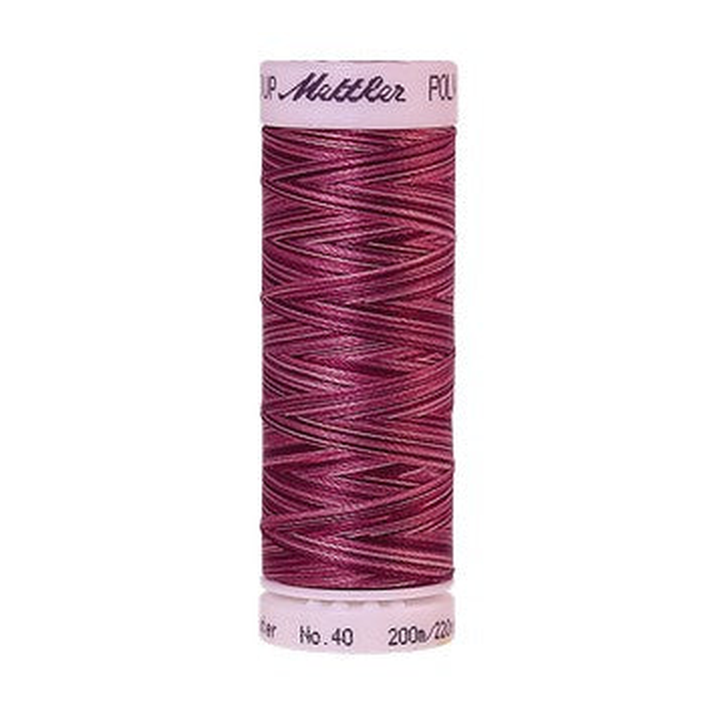 Mettler embroidery thread spool in Cranberry Frost (9922) - 40wt 200m