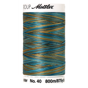 Mettler embroidery thread spool in Caribbean Reefs (9978) - 40wt 800m