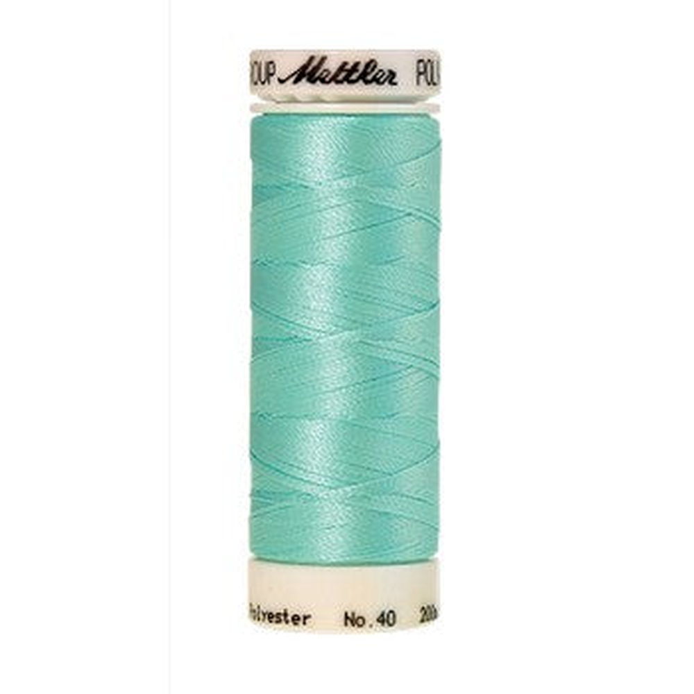 Mettler embroidery thread spool in Aquamarine (4740) - 40wt 200m