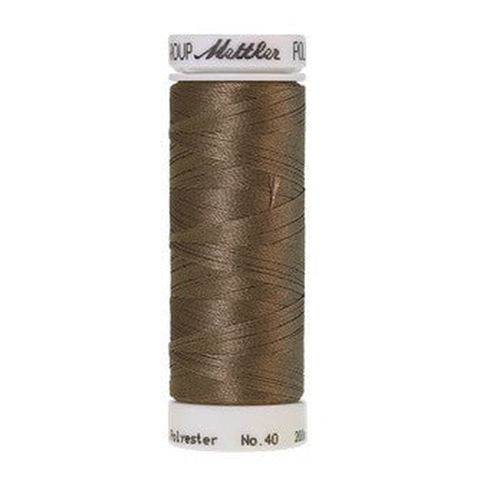 Mettler embroidery thread spool in Armour (0674) - 40wt 200m