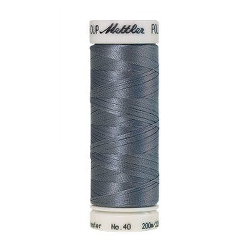 Mettler embroidery thread spool in Ash Blue (3853) - 40wt 200m