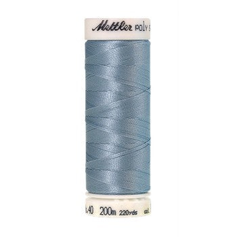 Mettler embroidery thread spool in Azure Blue (3951) - 40wt 200m