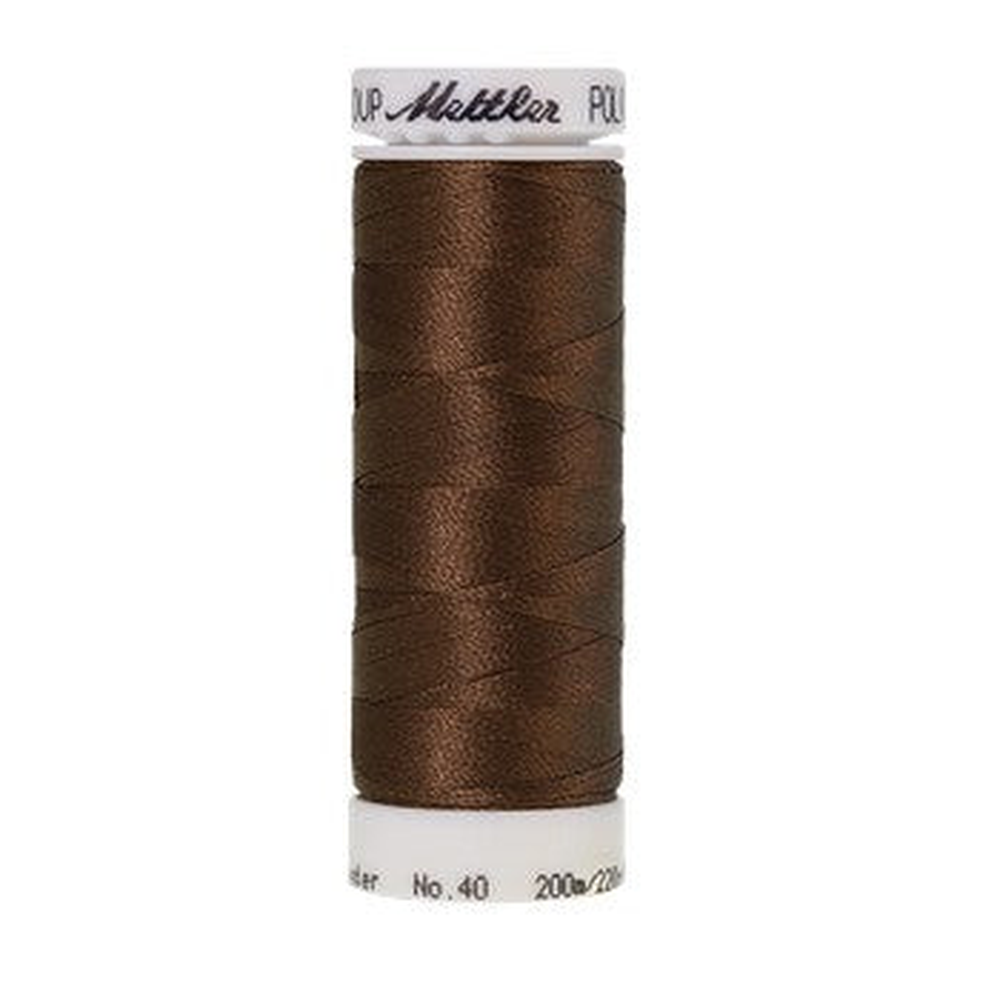 Mettler embroidery thread spool in Bark (1055) - 40wt 200m
