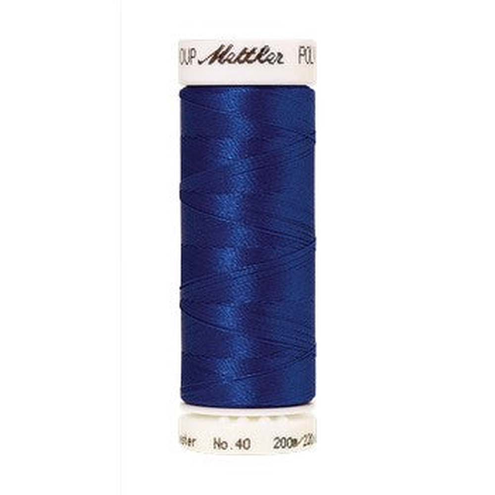 Mettler embroidery thread spool in Blue (3522) - 40wt 200m