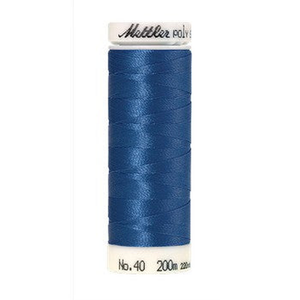 Mettler embroidery thread spool in Blue Bird (3710) - 40wt 200m