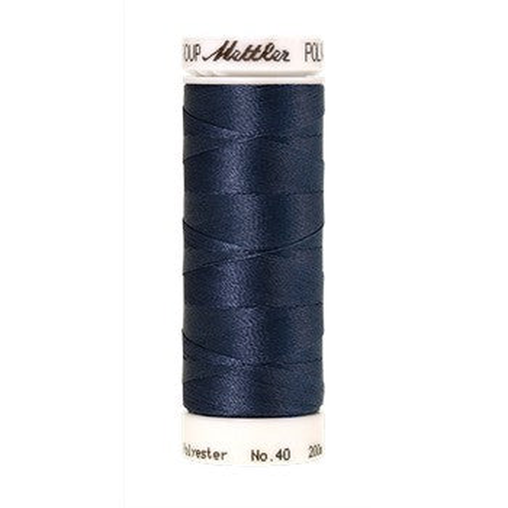 Mettler embroidery thread spool in Blue Shadow (3654) - 40wt 200m