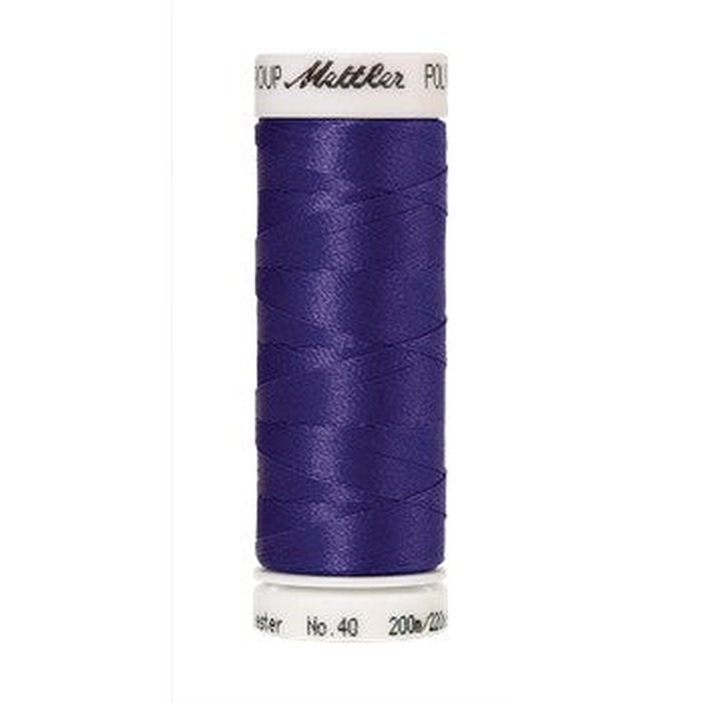Mettler embroidery thread spool in Blueberry (3210) - 40wt 200m