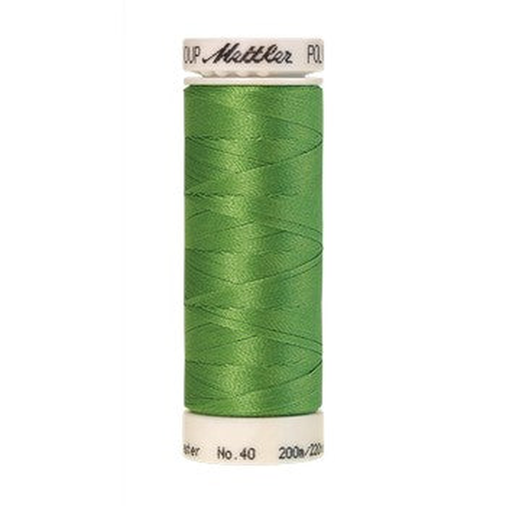 Mettler embroidery thread spool in Bright Mint (5610) - 40wt 200m
