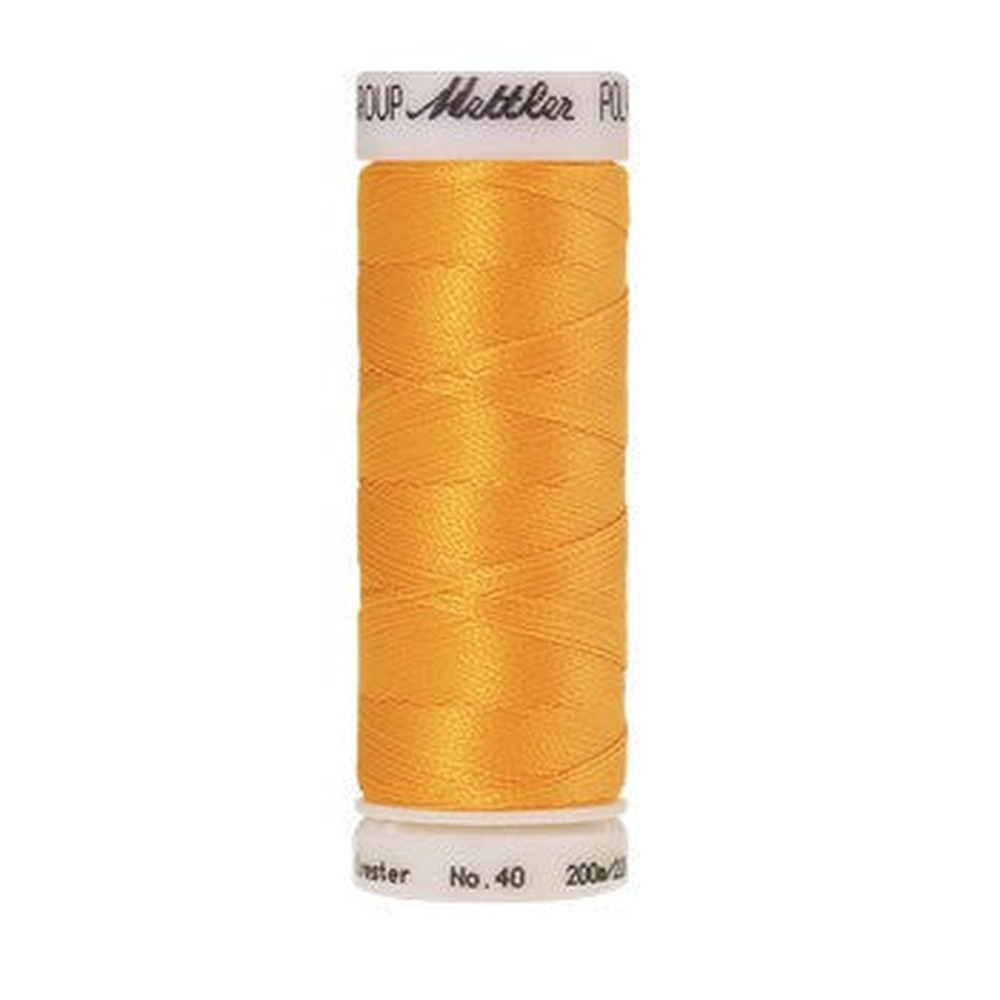 Mettler embroidery thread spool in Bright Yellow (0700) - 40wt 200m