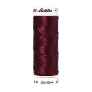 Mettler embroidery thread spool in Burgundy (2222) - 40wt 200m