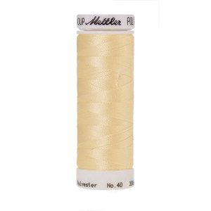 Mettler embroidery thread spool in Buttercream (0270) - 40wt 200m