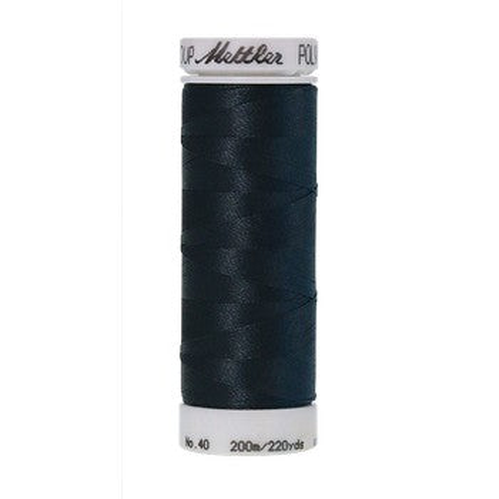 Mettler embroidery thread spool in Charcoal (4174) - 40wt 200m