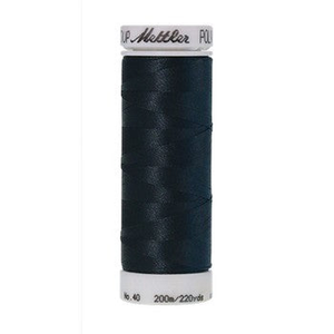Mettler embroidery thread spool in Charcoal (4174) - 40wt 200m