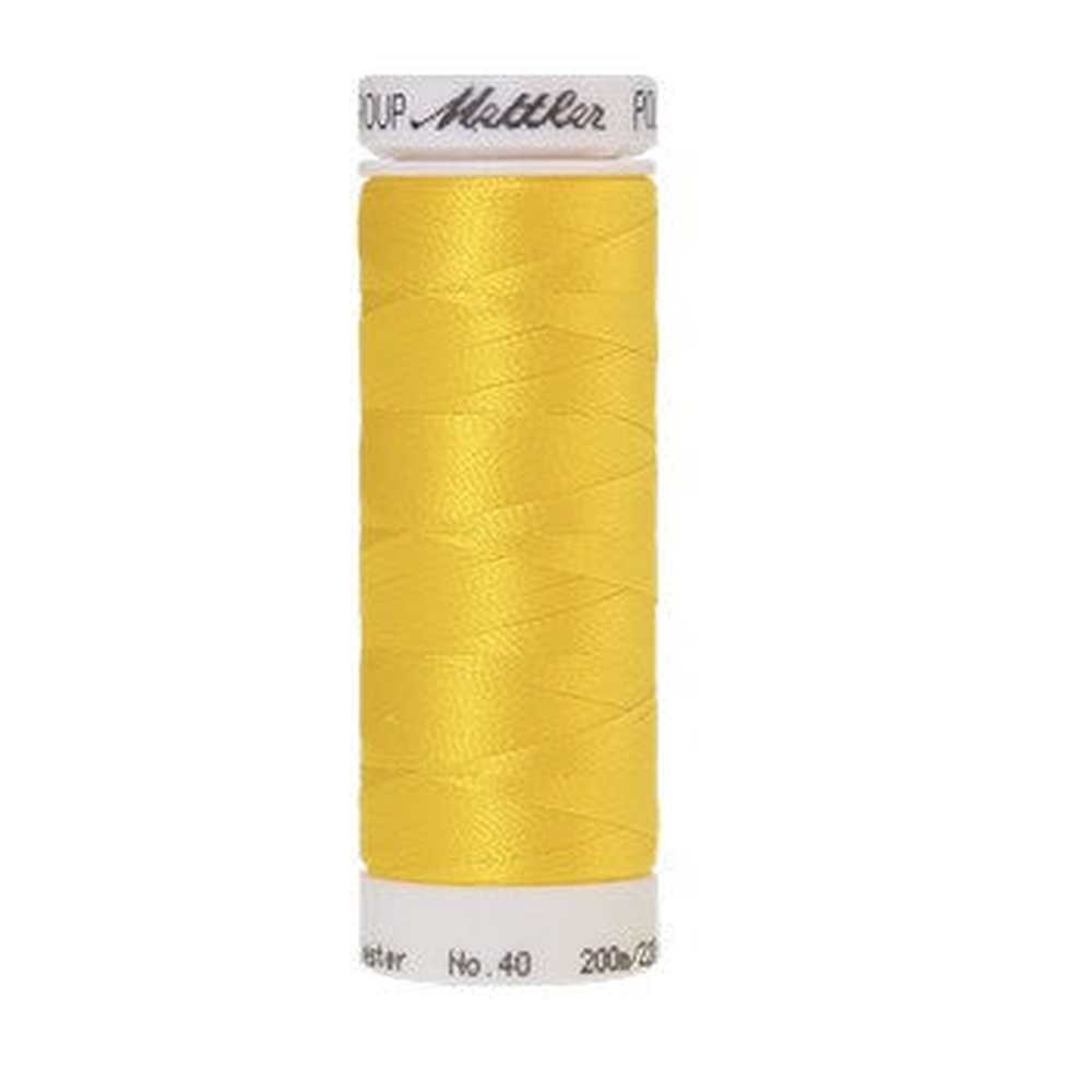 Mettler embroidery thread spool in Citrus (0600) - 40wt 200m