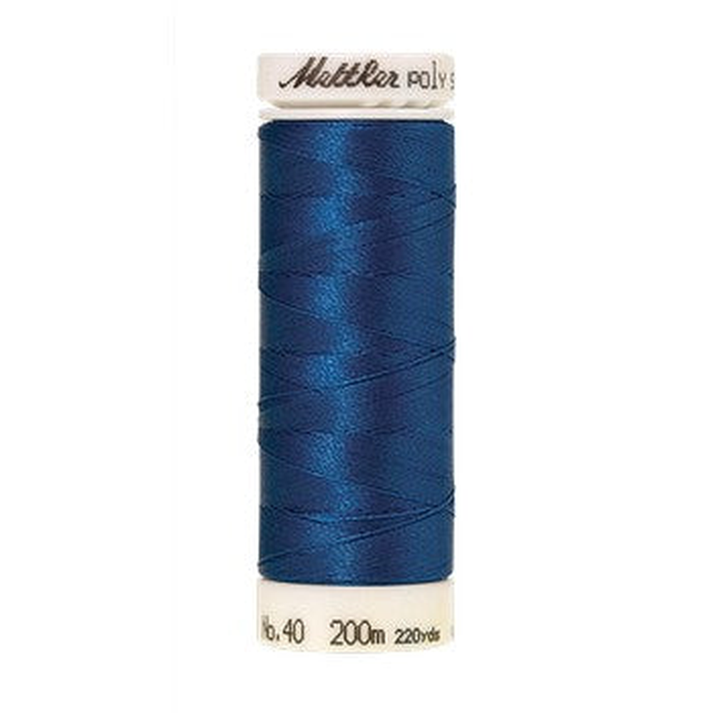 Mettler embroidery thread spool in Colonial Blue (3902) - 40wt 200m