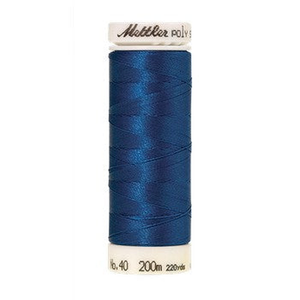 Mettler embroidery thread spool in Colonial Blue (3902) - 40wt 200m