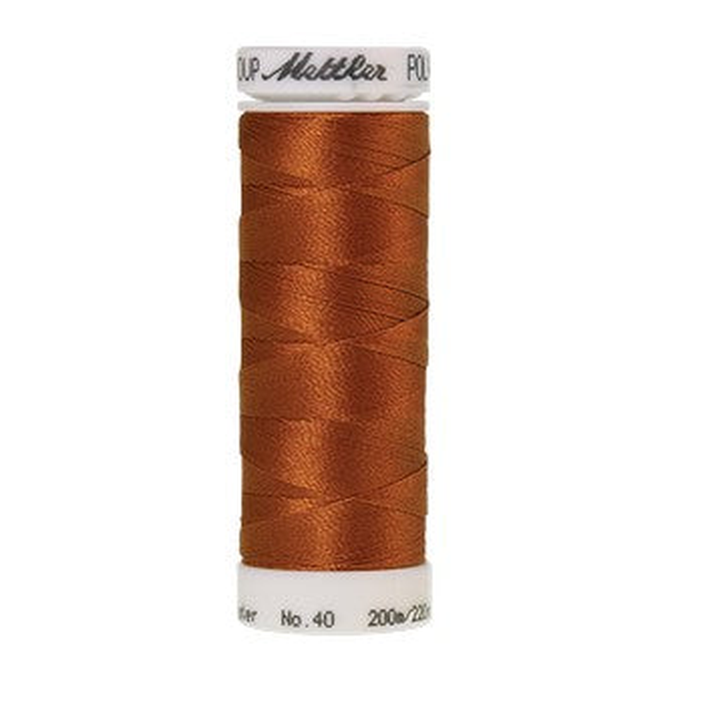 Mettler embroidery thread spool in Copper (1115) - 40wt 200m