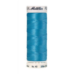 Mettler embroidery thread spool in Crystal Blue (3910) - 40wt 200m