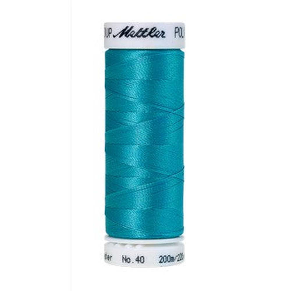 Mettler embroidery thread spool in Danish Teal (4114) - 40wt 200m