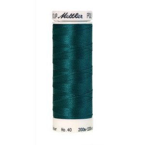 Mettler embroidery thread spool in Dark Aqua (4425) - 40wt 200m