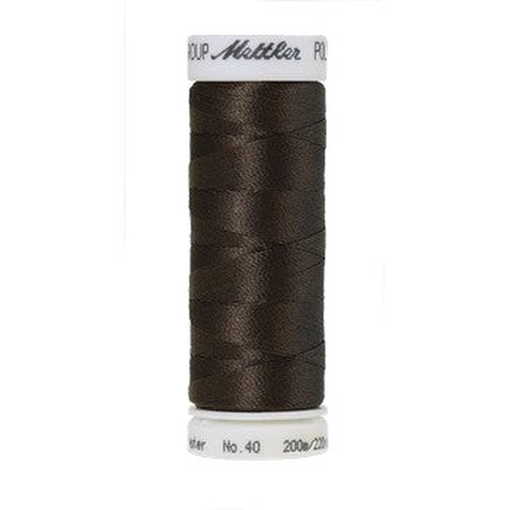 Mettler embroidery thread spool in Dark Charcoal (1375) - 40wt 200m