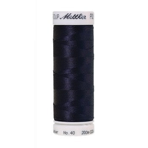 Mettler embroidery thread spool in Dark Indigo (3355) - 40wt 200m