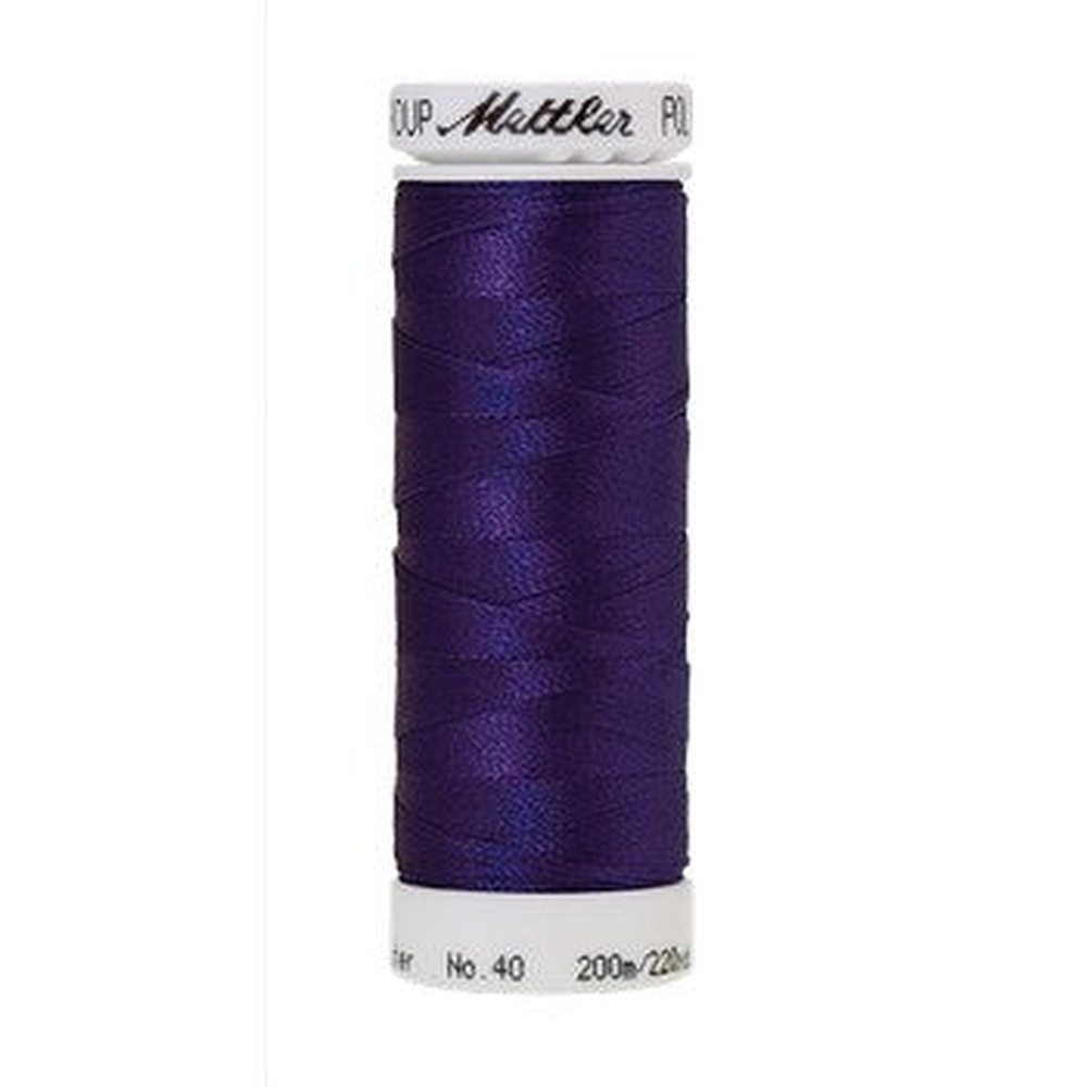 Mettler embroidery thread spool in Dark Ink (3110) - 40wt 200m