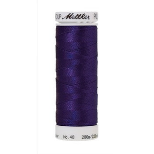 Mettler embroidery thread spool in Dark Ink (3110) - 40wt 200m
