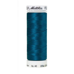 Mettler embroidery thread spool in Dark Teal (4116) - 40wt 200m