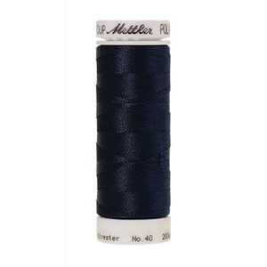 Mettler embroidery thread spool in Darkest Blue (3574) - 40wt 200m