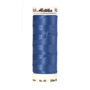 Mettler embroidery thread spool in Dolphin Blue (3711) - 40wt 200m