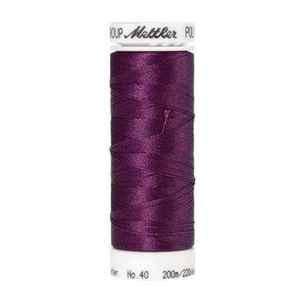 Mettler embroidery thread spool in Dusty Grape (2600) - 40wt 200m