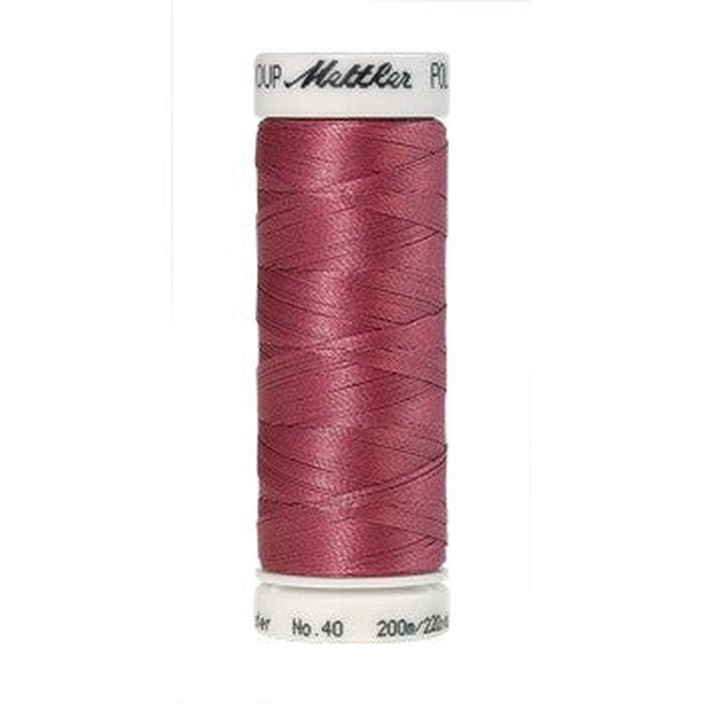 Mettler embroidery thread spool in Dusty Mauve (2153) - 40wt 200m