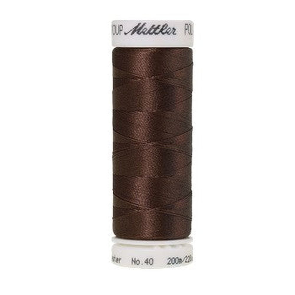 Mettler embroidery thread spool in Espresso (1565) - 40wt 200m