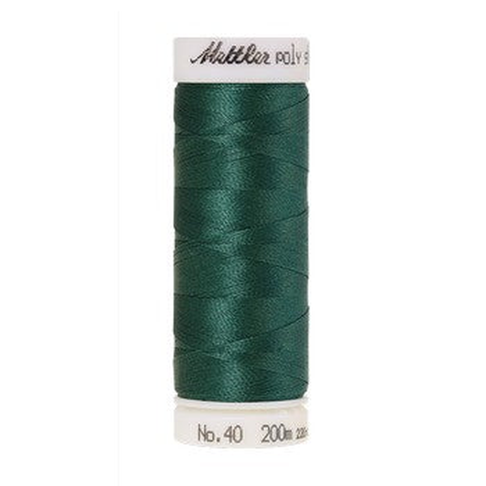 Mettler embroidery thread spool in Field Green (5233) - 40wt 200m