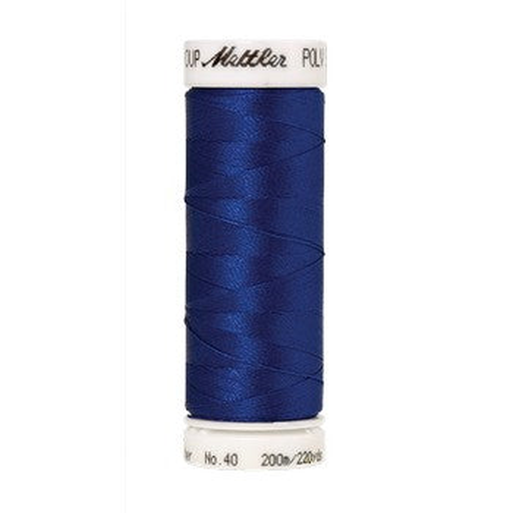 Mettler embroidery thread spool in Flag Blue (3335) - 40wt 200m
